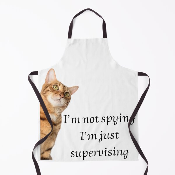 Item preview, Funny Cat Supervising Quote designed and sold by فيلورا95.