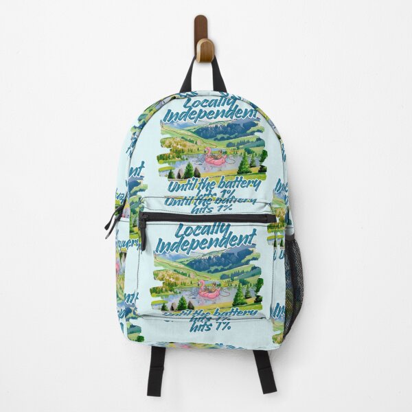 Item preview, Locally Independent Funny Digital Nomad – Until 1% Battery designed and sold by SilverSeaBKK.
