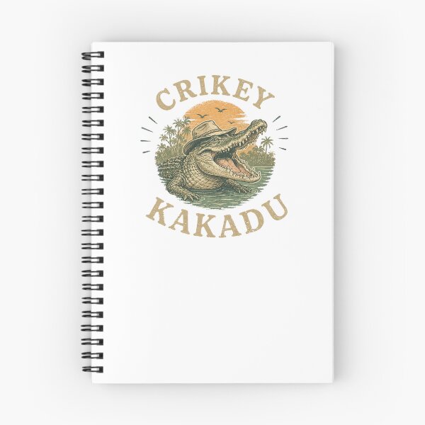 Item preview, Crikey Kakadu Australia Crocodile Signature designed and sold by Yellowriversss.