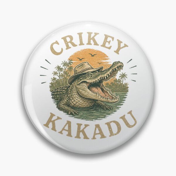 Item preview, Crikey Kakadu Australia Crocodile Signature designed and sold by Yellowriversss.