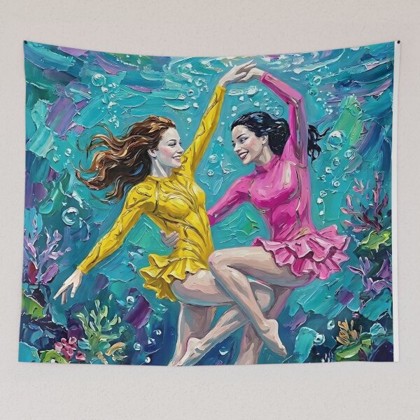Item preview, Two synchronized swimmers designed and sold by PP&RAINBOW SHOP.