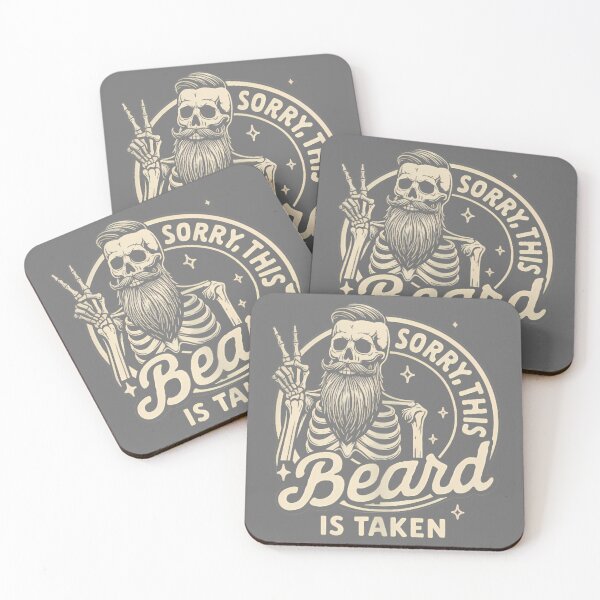 Item preview, Bearded Dad Father’s Day Sorry This Beard is Taken 2Sided designed and sold by KristineLi.