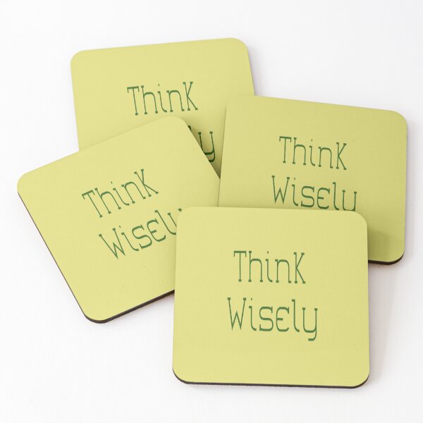 Item preview, Think Wisely Inspirational Concept designed and sold by PrashaDesigns.