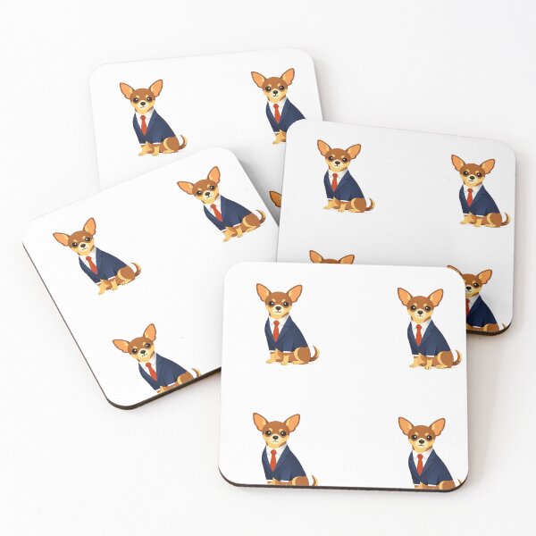 Item preview, Business Chihuahua in Suit Cute Office Dog Cartoon PNG designed and sold by Jajahshop.