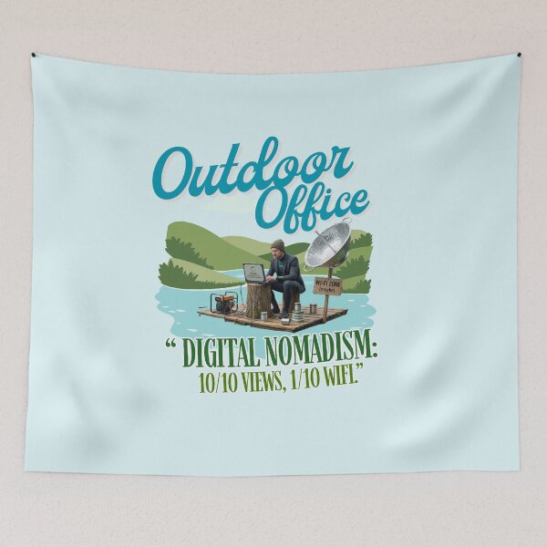 Item preview, Outdoor Office - 1/10 WiFi Digital Nomad Life designed and sold by SilverSeaBKK.