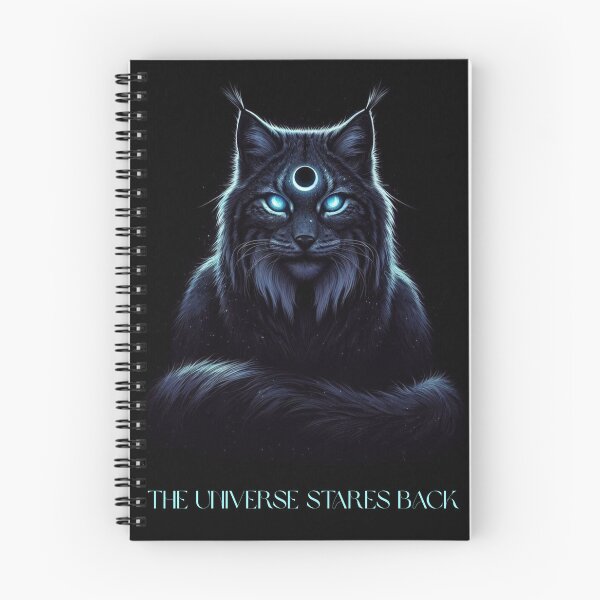 Item preview, Eclipsed Lynx: Celestial Shadow Cat Fantasy Graphic designed and sold by Chronicles_Of_Fauna.