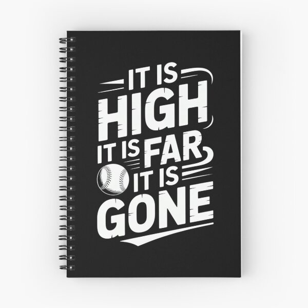 Item preview, It Is High It Is Far It Is Gone Baseball Homerun designed and sold by SuperAndSocial.