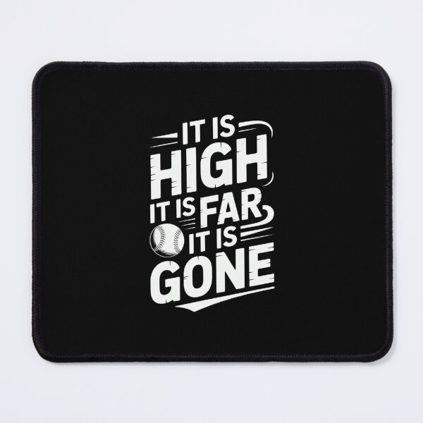 Item preview, It Is High It Is Far It Is Gone Baseball Homerun designed and sold by SuperAndSocial.
