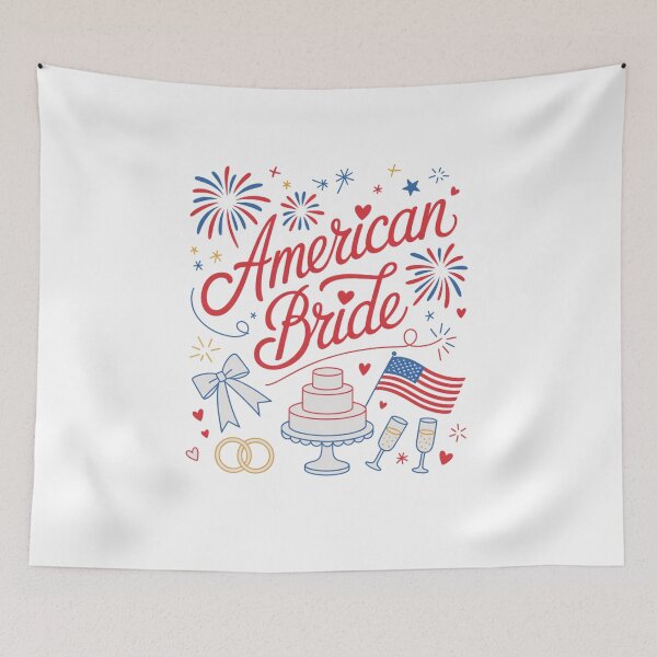 Item preview, 4th Of July Bachelorette Party American Bride Coquette Bow designed and sold by TyraYoung.