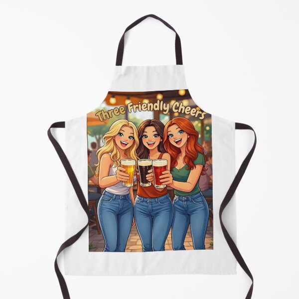 Item preview, Three Friendly Cheers designed and sold by TAEngenDesign.