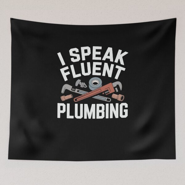 Item preview, I Speak Fluent Plumbing Funny Plumber Tools designed and sold by SuperAndSocial.