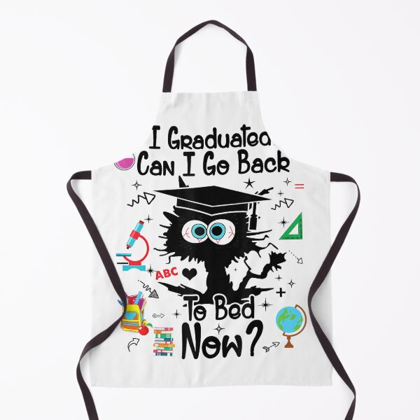 Item preview, Funny-Black-Cat-I-Graduated-Can-I-Go-Back-To-Bed-Now-2026-T-Shirt designed and sold by RKdrawings.