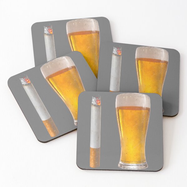 Item preview, Beer & Cigarette Lover Day Drinking Dad Smoking Beer Lover_2 designed and sold by KristineLi.