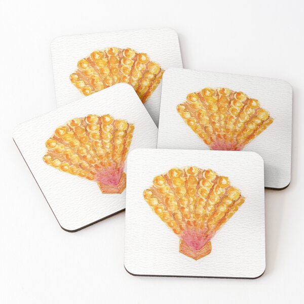 Item preview, Watercolor of a Sunrise Shell designed and sold by KPierceArt.