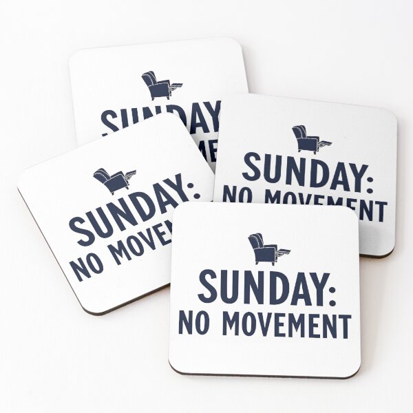 Item preview, Sunday No Movement – Funny Lazy Weekend Quote | Relax Mode Sticker & T‑Shirt designed and sold by Nene's design.