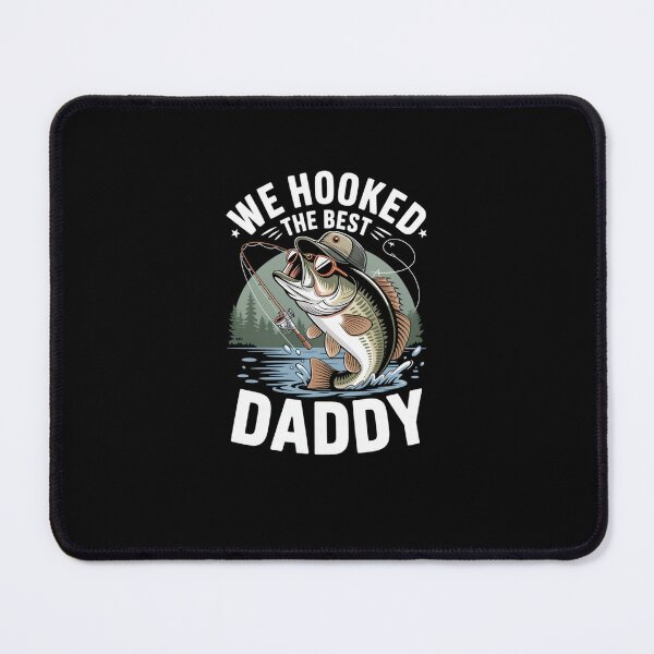 Item preview, We Hooked The Best Daddy Bass Fishing Dad designed and sold by SuperAndSocial.