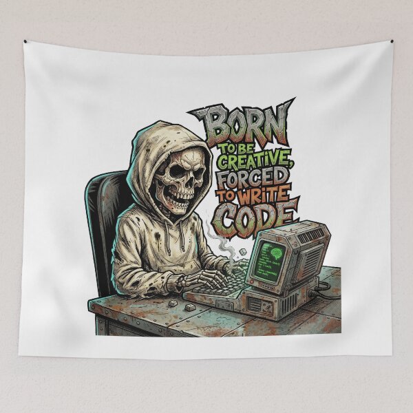 Item preview, Forced To Write Code designed and sold by SignalStatic.