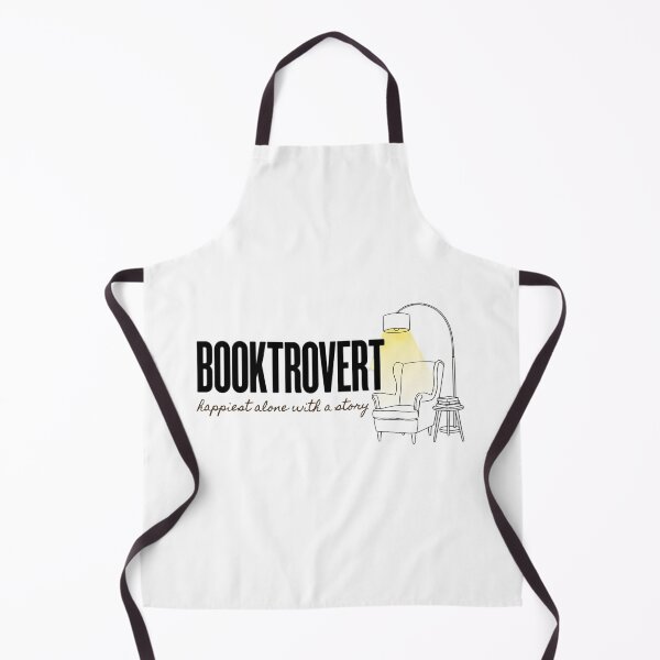 Item preview, Booktrovert Happiest Alone With A Story - Bookish Art designed and sold by Ar0undTheW0rld.