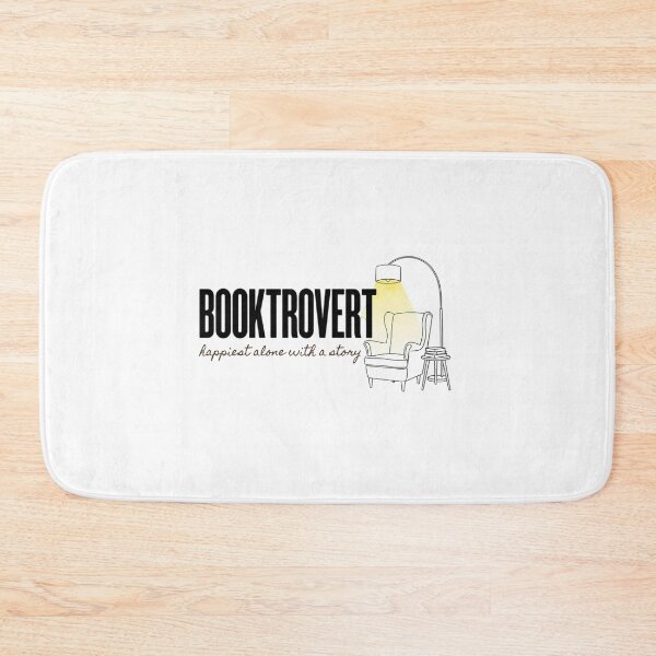 Item preview, Booktrovert Happiest Alone With A Story - Bookish Art designed and sold by Ar0undTheW0rld.