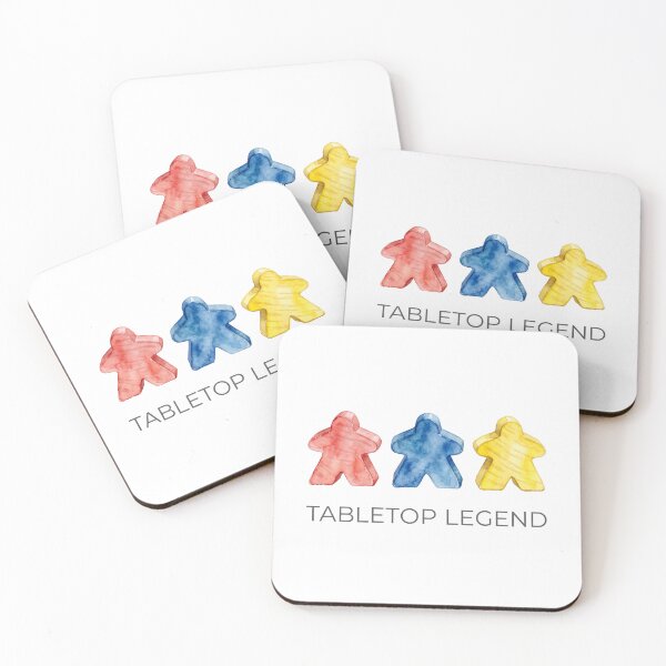 Item preview, Tabletop Legend Watercolor Meeple Board Game designed and sold by ryanguas.