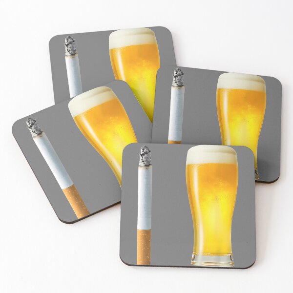 Item preview, Beer & Cigarette Lover Day Drinking Dad Smoking Beer Lover designed and sold by KristineLi.