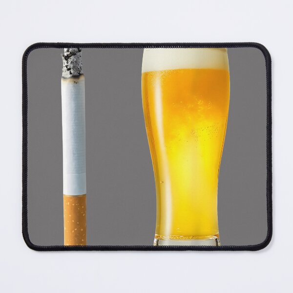 Item preview, Beer & Cigarette Lover Day Drinking Dad Smoking Beer Lover designed and sold by KristineLi.