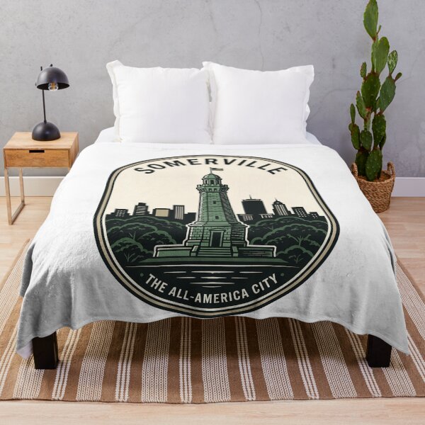 Item preview, Vintage Somerville Massachusetts Prospect Hill Tower Badge designed and sold by k3rstman1.