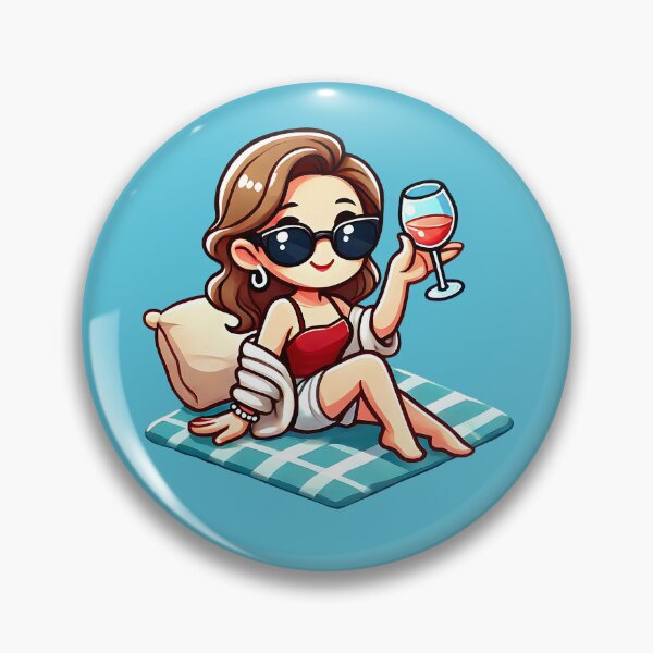 Item preview, Rich and beautiful take a luxury beach vacation cartoon designed and sold by Kimenta.