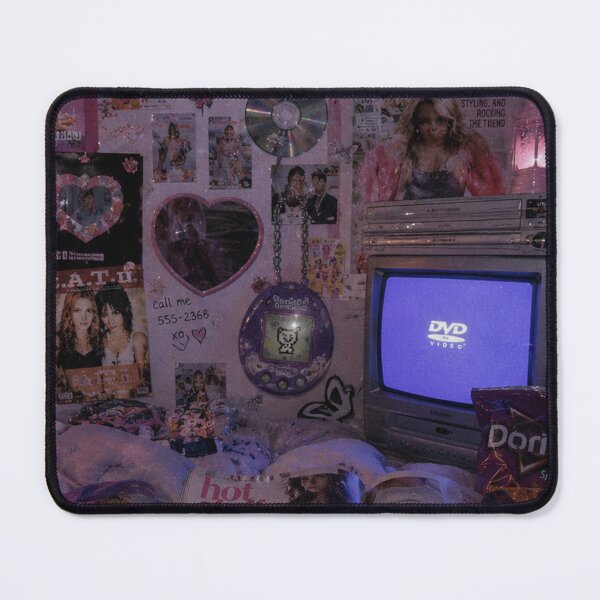 Item preview, Y2K Bedroom Nostalgia Collage | Cozy 2000s Teen Aesthetic Sticker designed and sold by J&J's Creation.