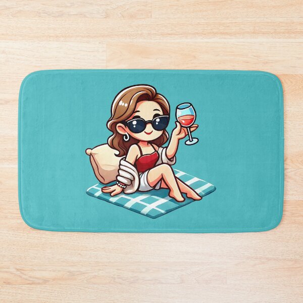 Item preview, Rich and beautiful take a luxury beach vacation cartoon designed and sold by Segasprojects.
