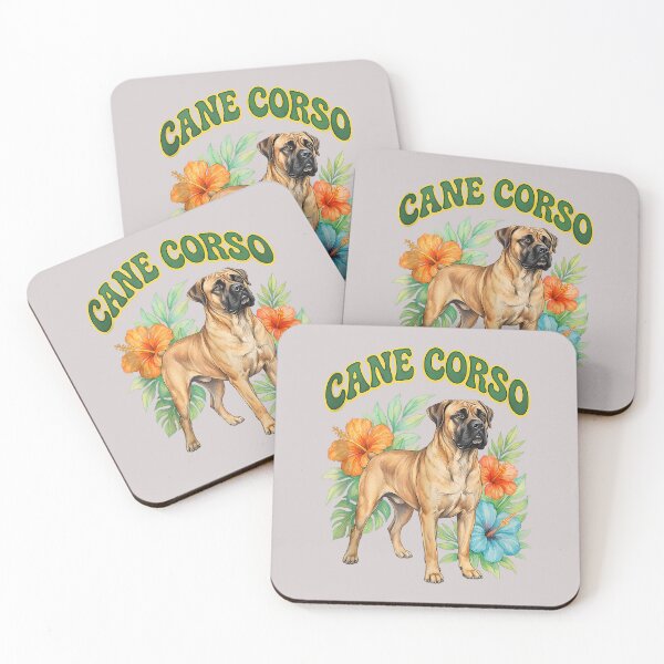 Item preview, Cane Corso Groovy Floral Watercolor Cane Corso Dog Lover Tank Top designed and sold by MabelWells.