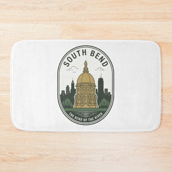 Item preview, Retro South Bend Indiana Golden Dome Skyline designed and sold by k3rstman1.