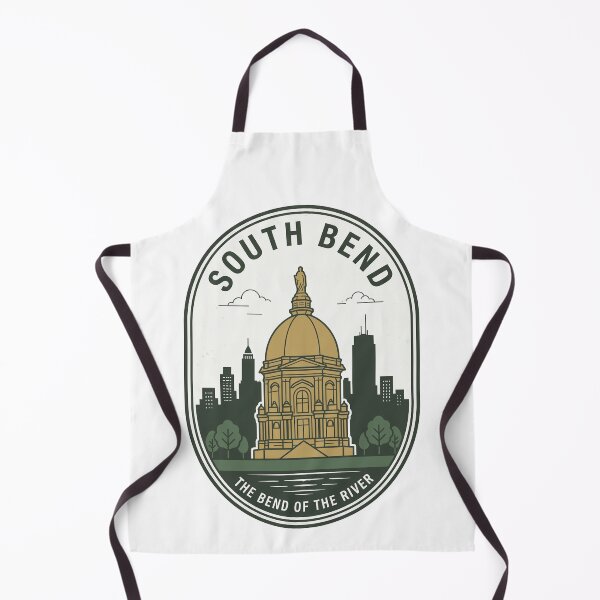 Item preview, Retro South Bend Indiana Golden Dome Skyline designed and sold by k3rstman1.