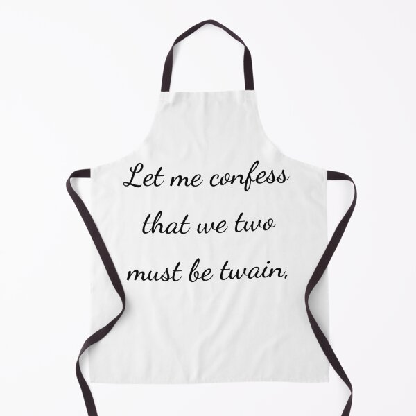 Item preview, "Let me confess that we two must be twain," - handwriting black designed and sold by ariksworld.