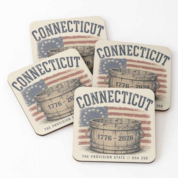 Item preview, Connecticut Provision State USA 250 Commemorative Tee designed and sold by rygenr8.