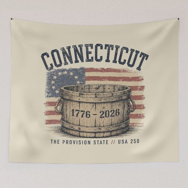 Item preview, Connecticut Provision State USA 250 Commemorative Tee designed and sold by rygenr8.