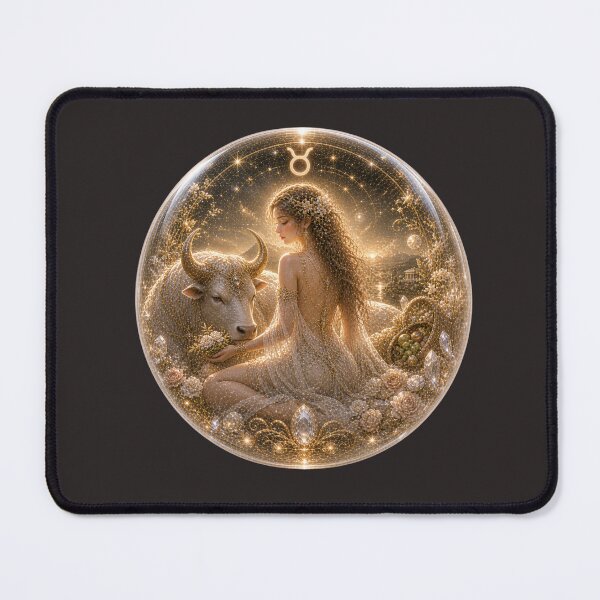 Item preview, Taurus Celestial Goddess in Glass Orb - Calm Earth Fantasy designed and sold by yoko-cd-lab.