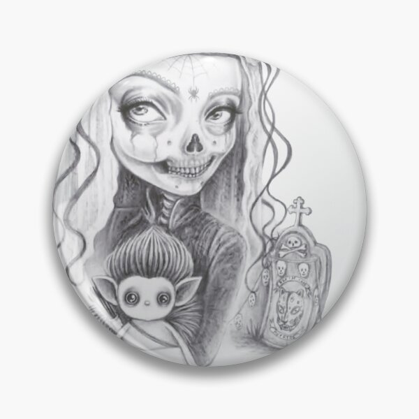 Item preview, La Catrina and her puckwudgie designed and sold by samcrow.