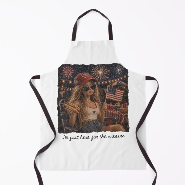 Item preview, 4th of July Doll Face I'm Just Here For The Wieners  designed and sold by FableMind.