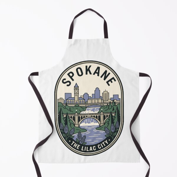 Item preview, Spokane Washington The Lilac City Vintage Skyline designed and sold by k3rstman1.