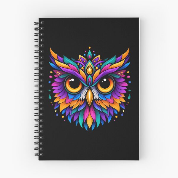 Item preview, Electric Neon Owl Head Spirit Animal Pop Art designed and sold by LuisWorks.