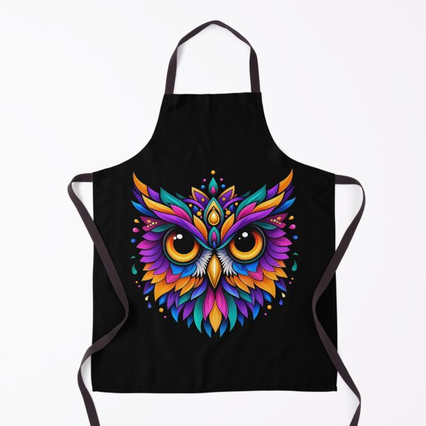 Item preview, Electric Neon Owl Head Spirit Animal Pop Art designed and sold by LuisWorks.
