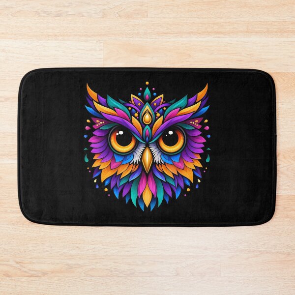 Item preview, Electric Neon Owl Head Spirit Animal Pop Art designed and sold by LuisWorks.