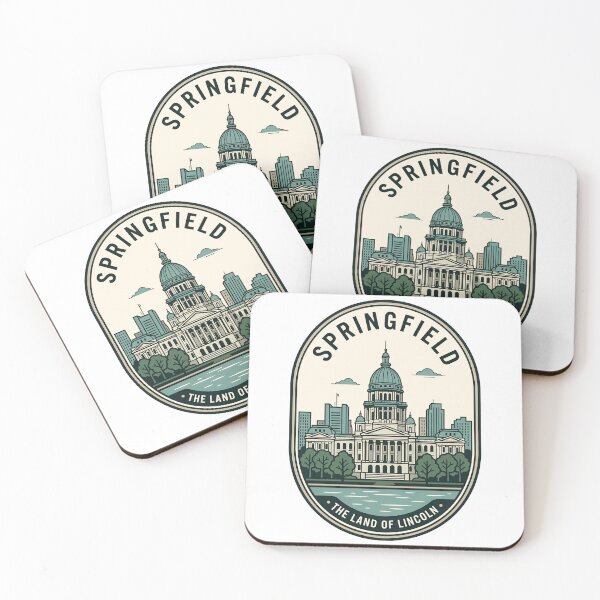 Item preview, Springfield Illinois Land of Lincoln State Capitol Badge designed and sold by k3rstman1.