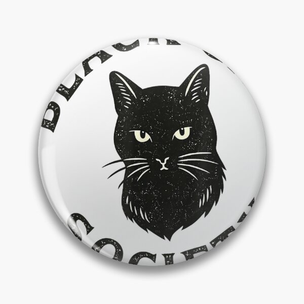 Item preview, Black-Cat-Society-Misunderstood-Cat-Awareness-Design-T-Shirt designed and sold by gidget-gadget.