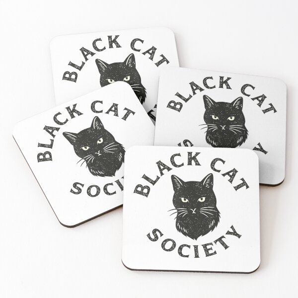 Item preview, Black-Cat-Society-Misunderstood-Cat-Awareness-Design-T-Shirt designed and sold by gidget-gadget.