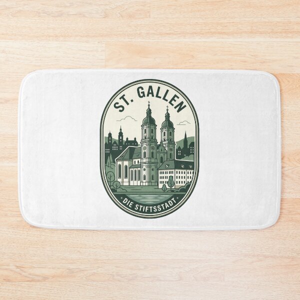 Item preview, Vintage St Gallen Switzerland Abbey Travel Emblem designed and sold by k3rstman1.