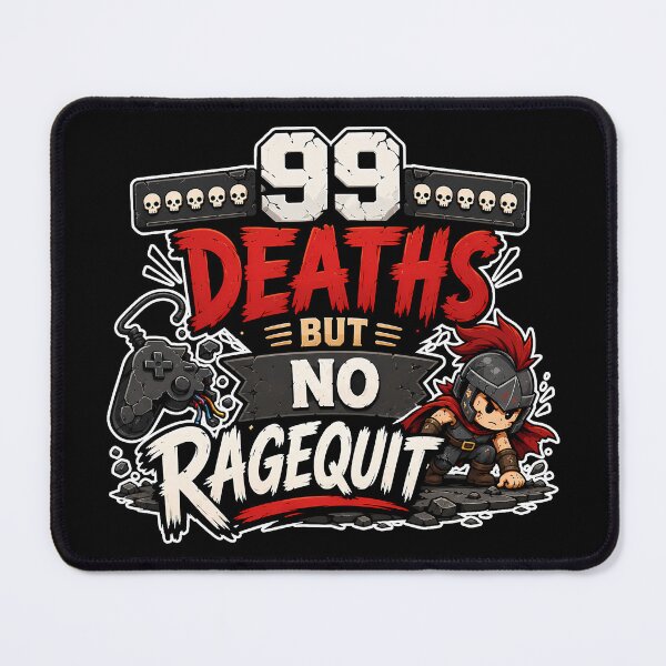 Item preview, 99 Deaths but no Ragequit Gaming Design designed and sold by Atelier-59.
