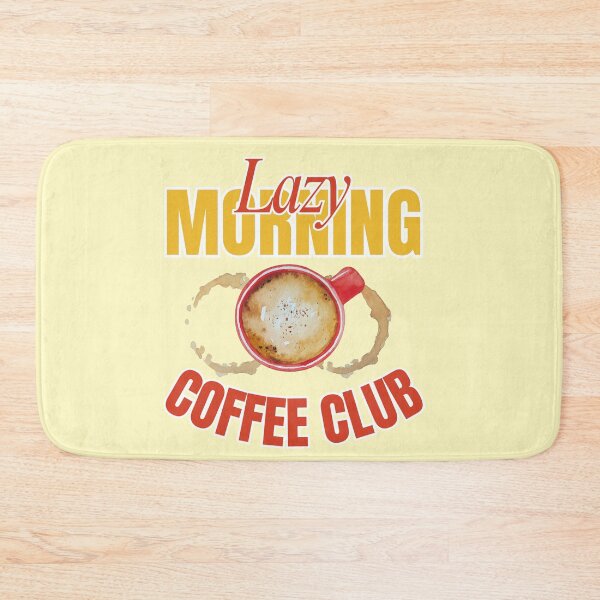 Item preview, Lazy Morning Coffee Club Watercolor Mug & Stains designed and sold by SilverSeaBKK.
