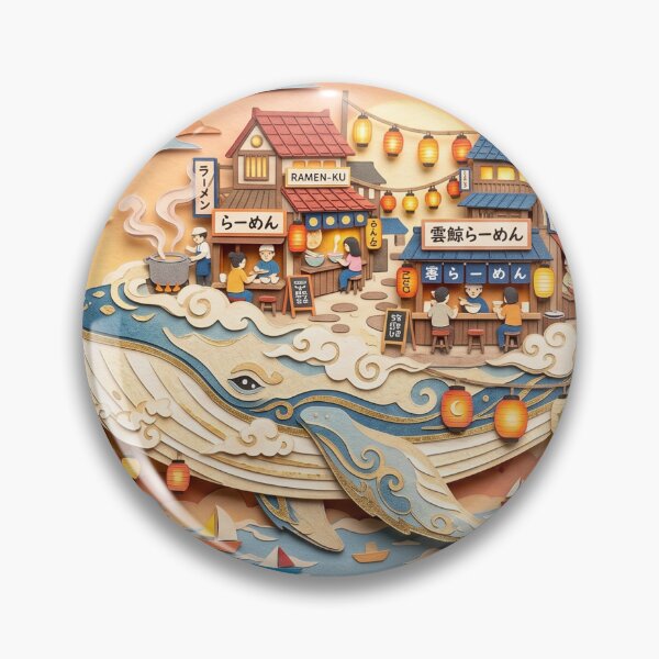 Item preview, Moonwhale Ramen Harbor designed and sold by CuteRage.
